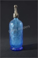 1930's-40's Soda / Seltzer Blue Bottle Sutherlands