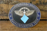 German Third Reich Plaque NSFK Flying Corp 1938