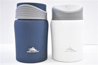 2 HIGH SIERRA THERMOS BOTTLES WITH SPOON