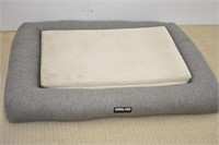 DOG BED - 43" X 33" X 6" THICK - BROWN