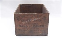 Antique SNAP Company Dovetail Wood Box