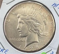 1928 Peace Silver Dollar MS Key Date