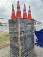 (250) New PVC 28" Traffic Cones