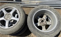 4- Bridgestone Tires w/ Rims P225/60R17 - Each