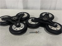 REPLACEMENT WHEELS FOR A CART 2PCS