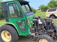 John Deere 4440 Utility Tractor w/ Blade & Mower