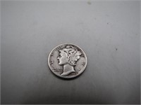 WWII Silver 1945 Mercury Dime