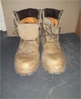 Timberland Leather Work Boots - mens size 10