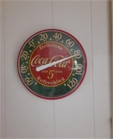 Coca-Cola Thermometer 12-in diameter