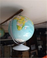 16" Nystrom World Globe - Intermediate physical