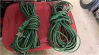 2pc 50 Foot Extension Cords