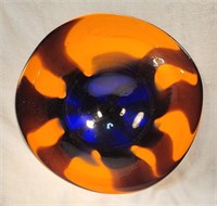 Beautiful Art Glass Hand Blown Bowl