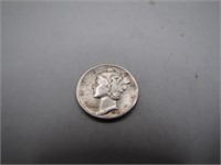 WWII Silver 1943 Mercury Dime