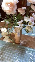 Silk Flower arrangement in ceramic vase