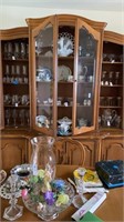 Matching China closet  to table listed on lot no