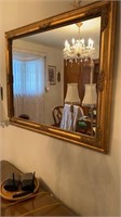 Mirror with gilt frame