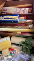 Drawer lot- variety of candles