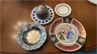 Lot of - vintage German dishes / music box