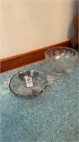 Lot of 2- glass dishes