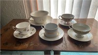 Lot of 5 sets- tea cups & saucer’s