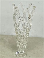 19“ tall art glass vase