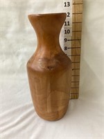 12”T Wooden Vase by Wayne Middleton, 1982