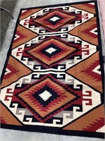 Native American Style Rug, 83”x55”