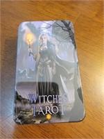 New deck witches tarot in factory metal tin