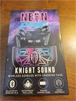 New Neon Knights wireless earbuds