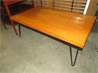 MCM TABLE WITH HAIRPIN LEGS