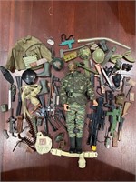 Vintage GI Joe 12” Action Figure with Accessories