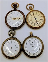 (X) Silvertone Pocket Watches - Sears, Elgin and