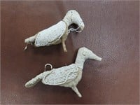 African Tribal Handmade Bead Work Birds ?
