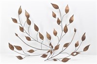 (2) Metal Branch / Leaves Wall Decor