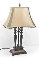 Ornate 2 Light Candle Style Table Lamp Beaded