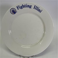 1980’s Illini Team Used Buffalo China Plate