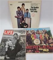 1960s Beatles Record & Magazine Lot