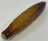 Foust Distillery Amber Glass Cigar Flask