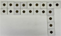 Lot Of 10 Indian Head Pennies 1900-1907