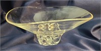 Steuben Crystal Art Glass Trillium Bowl