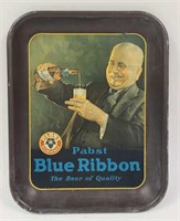 1936 Pabst Blue Ribbon Beer Advertising Tray