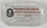 Vintage Painted Coal Advertising Paperweight