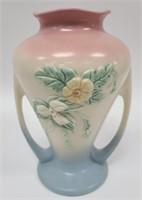 Hull Double Handled Floral Wildflower Pottery Vase