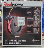 ReelWorks Spring Driven Hose Reel 3/8" x 50'