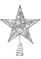 Treetop Hallow Wire Star Topper for Christmas