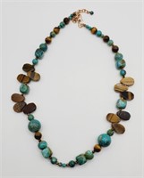 (AB) Barse Turquoise, Tiger's Eye and Copper