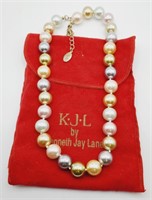 (Q) KJL Kenneth Jay Lane 14mm Simulated Colored
