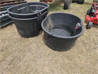 Lot of 3 Water Troughs