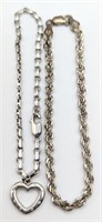 (FG) Sterling Silver Bracelets  (7" long) (16.0