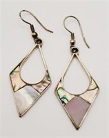 (M) Alpaca Mexico Silver Inlaid Abalone and
